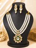 Multi-Layer Pearl Kundan Necklace
